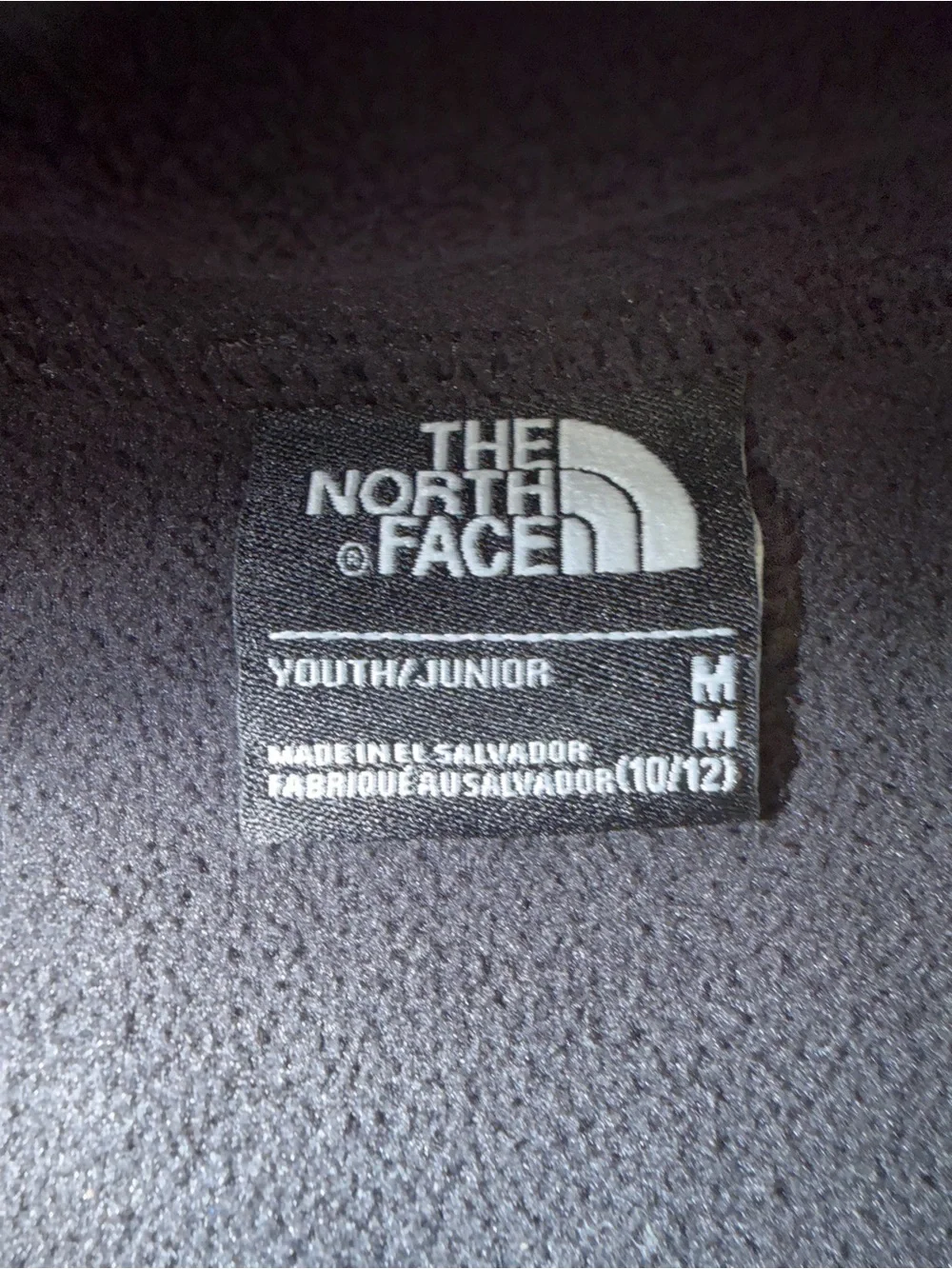 The North Face boys size